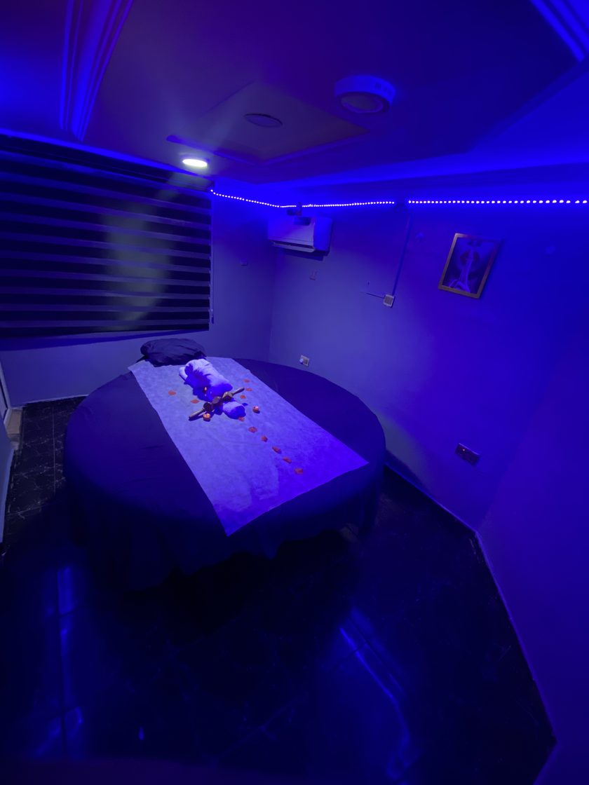 Ambient-lit treatment room
